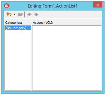 The Action List Editor