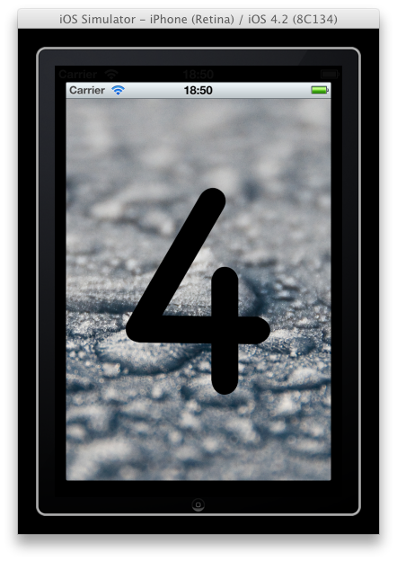 Splash screen for an iPhone 4 app
